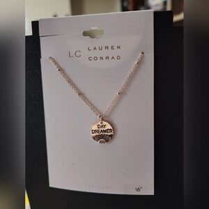 LC Lauren Conrad rose gold Day Dreamer necklace